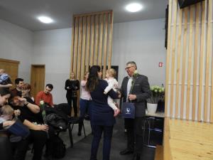 Sprejem za novorojenčke v občini 1